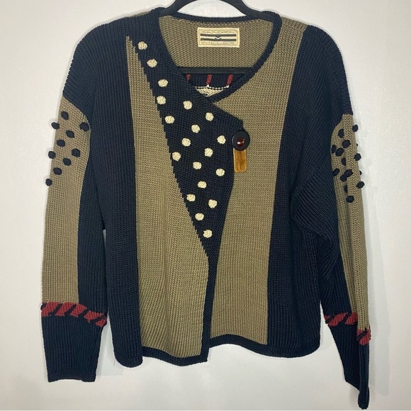 Vintage Sandra Miller Cardigan Sweater - Picture 1 of 6